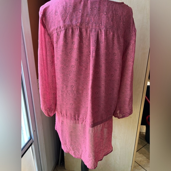 Faded Glory Sheer Blouse - Picture 3 of 5